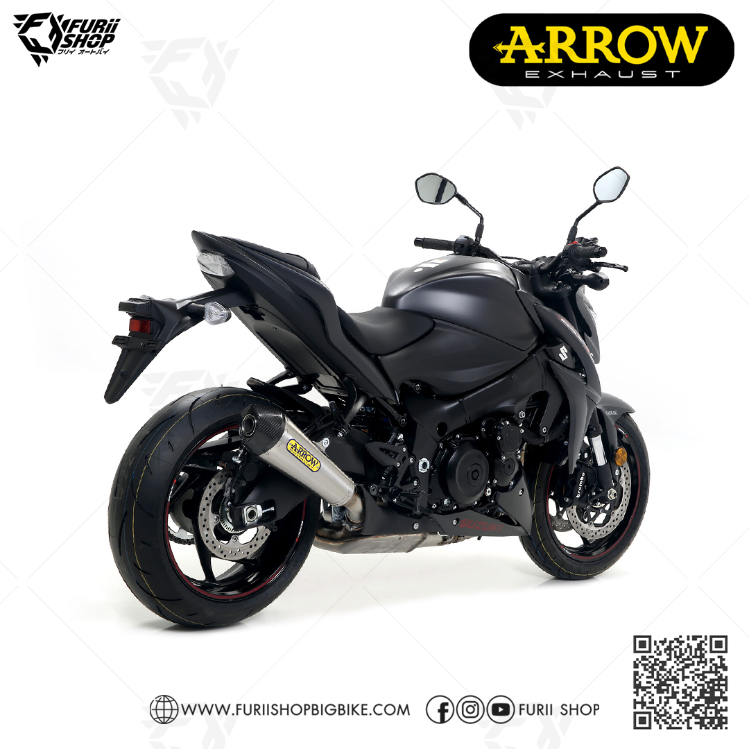 ท่อมอเตอร์ไซค์ Arrow Slip on X Kone : for Suzuki GSXS1000/F 2015-2020
