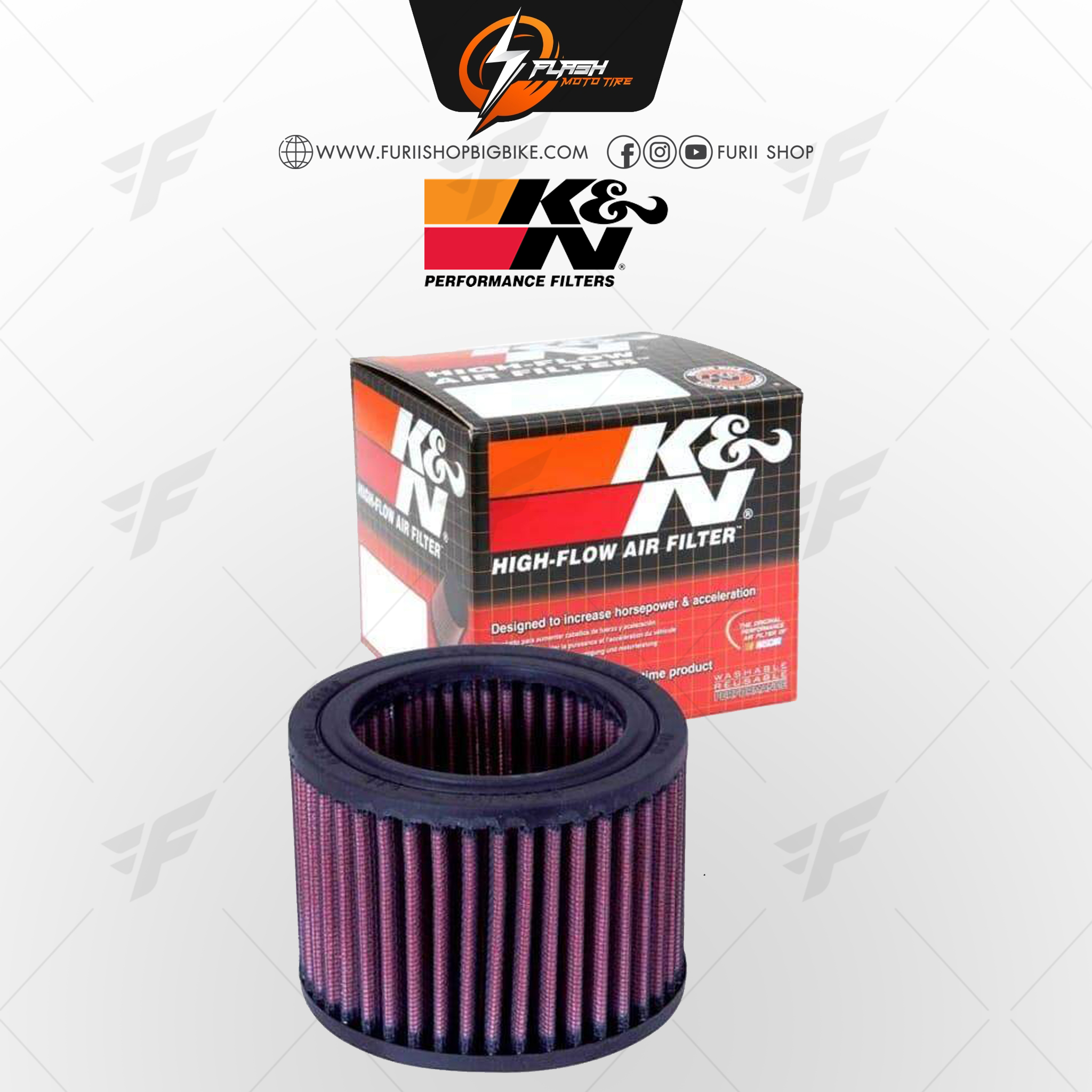 กรองอากาศ K&N สำหรับ BMW