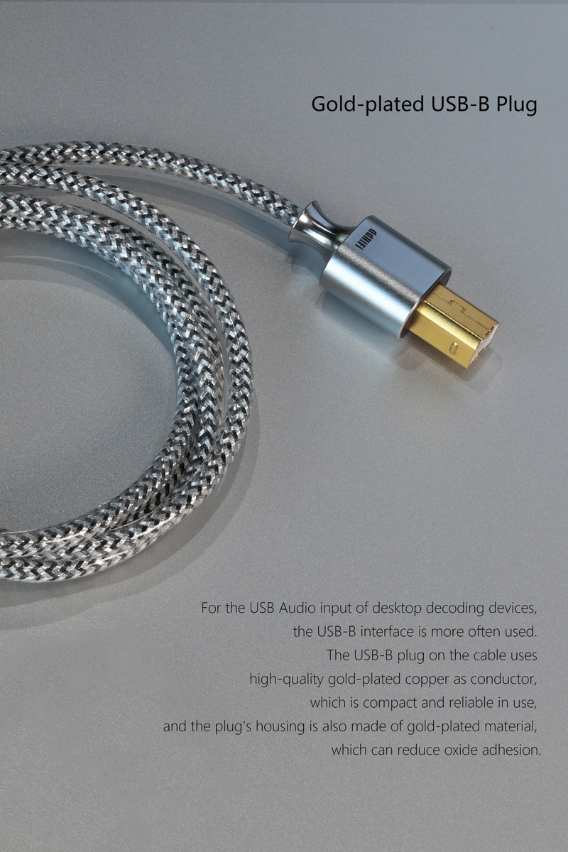 DD TC07BL สายแปลง Lightning เป็น USB TypeB สำหรับเครื่องเสียง