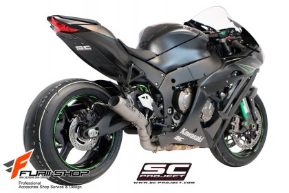 ท่อมอเตอร์ไซค์ SC PROJECT CR-T SILENCER FOR KAWASAKI ZX10R ท่อแต่ง ท่อสูตร ท่อบิ๊กไบค์ ท่อBigbike ท่อไอเสีย