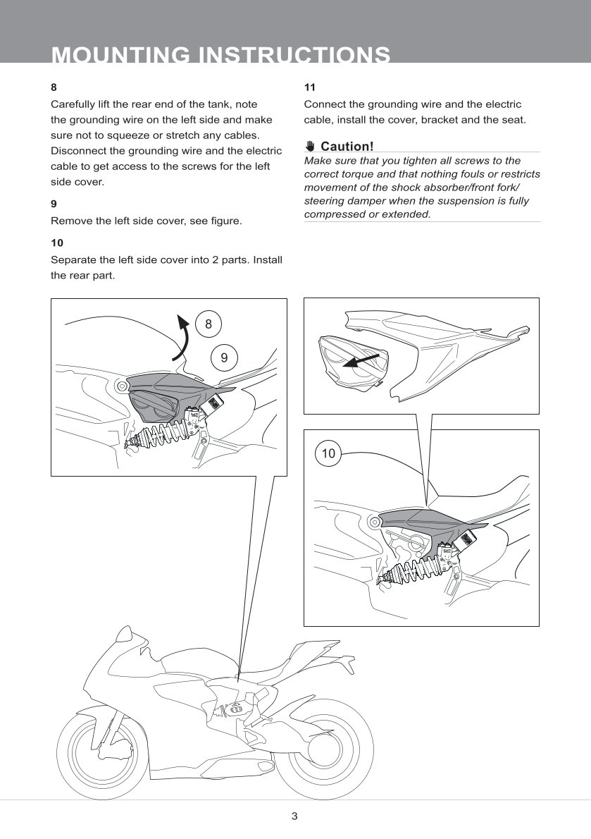 โช๊คหลังแต่ง Ohlins DU569 For Ducati Panigale V2 ปี 2020-2023
