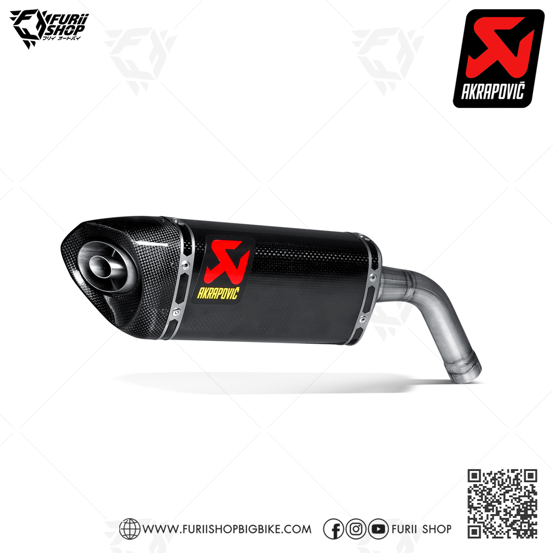 ท่อแต่ง Akrapovic Slip on Carbon : for Honda MSX125/grom 2013-2016