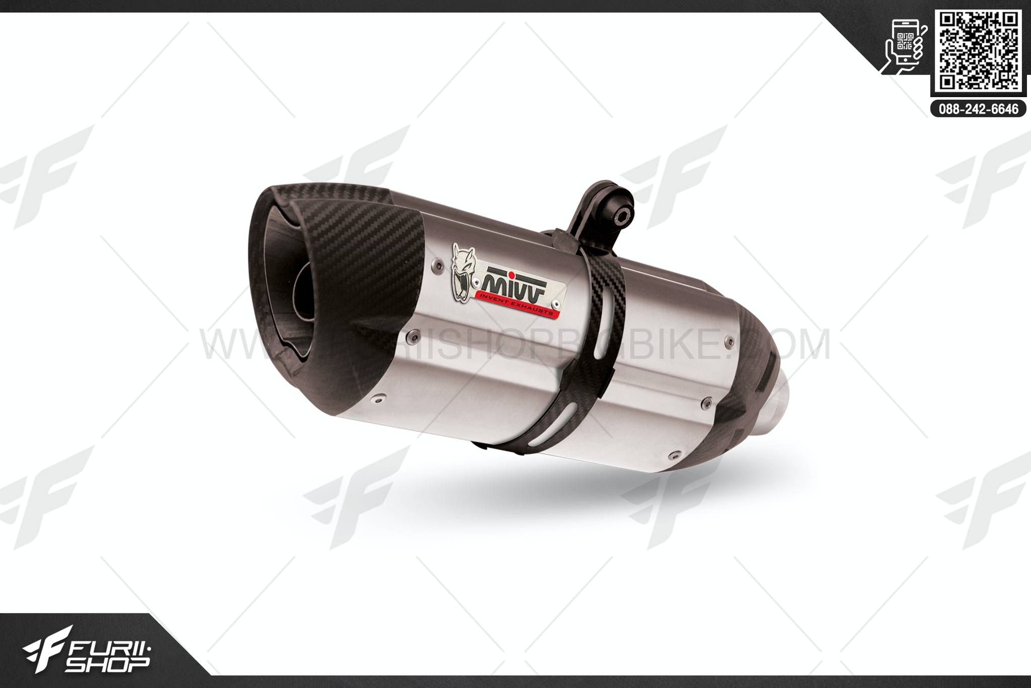 ท่อมอเตอร์ไซค์ MIVV FOR HONDA CB500X 2017+ SLIP-ON SUONO INOX COPPE CARBONIO/ST. STEEL CARBON CAPS ท่อแต่ง ท่อสูตร ท่อบิ๊กไบค์ ท่อBigbike ท่อไอเสีย