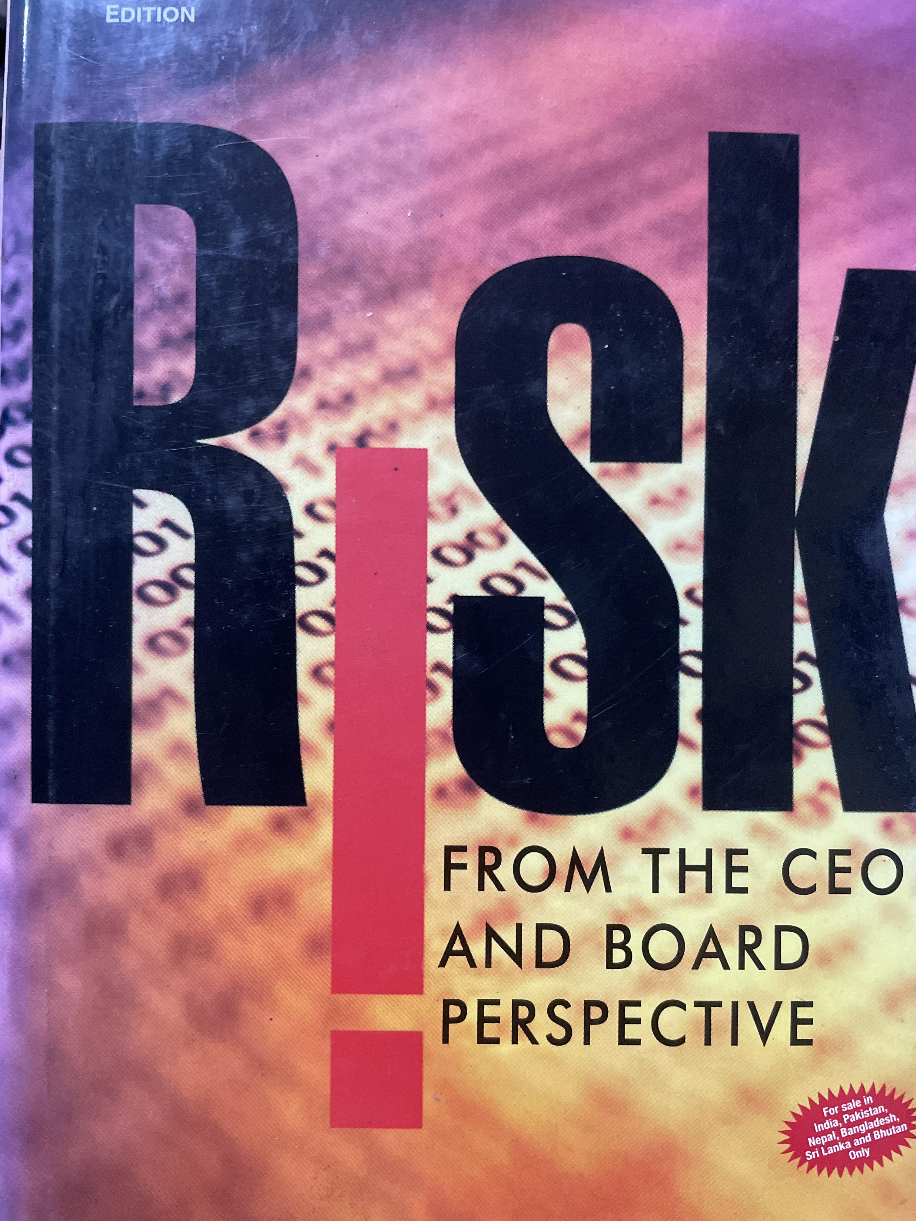 RISK. FROM THE CEO AND BOARD PERSPECTIVE 2,500 กรัม