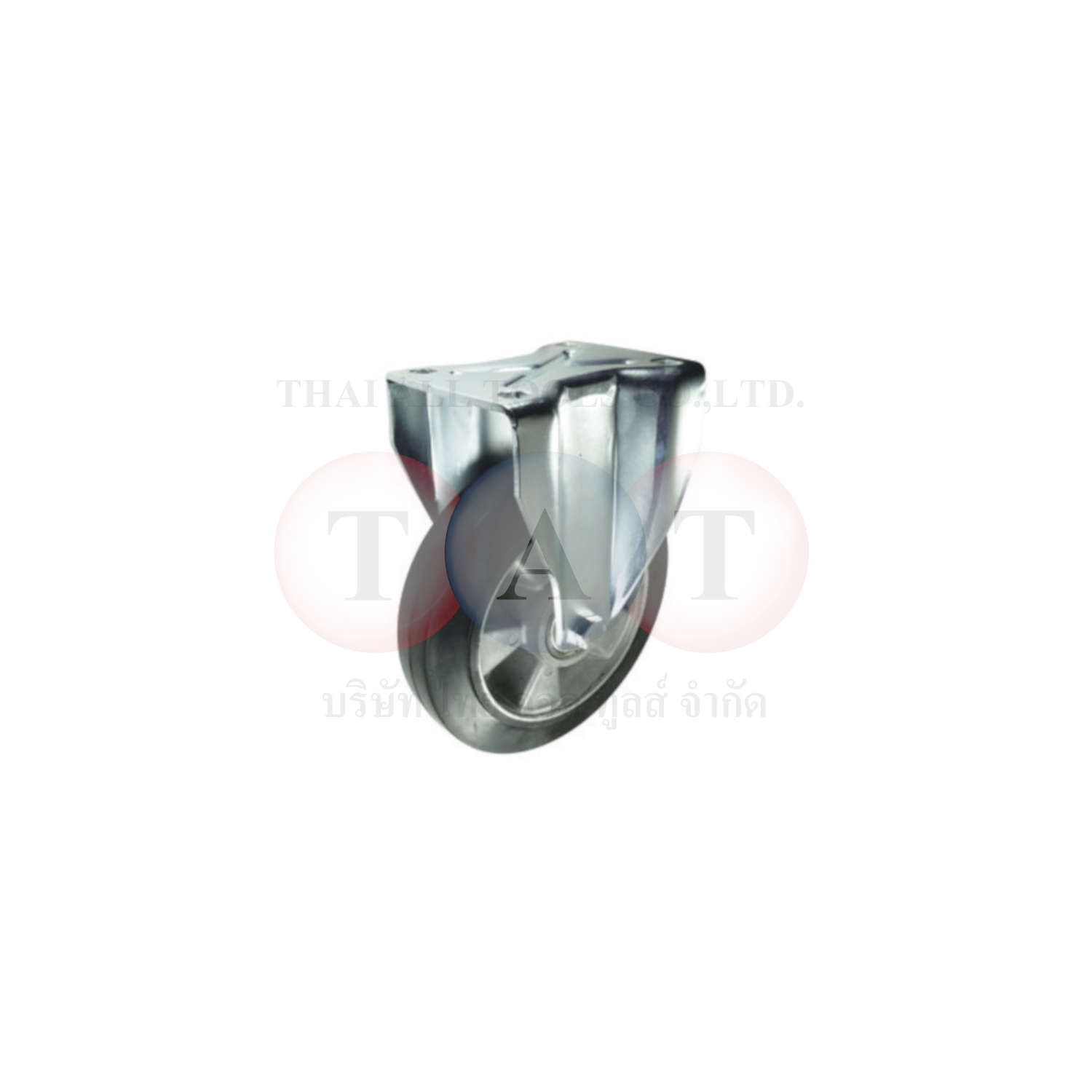 Atlas Workholders.FIXED PLATE 160mm RUBBER TYRE