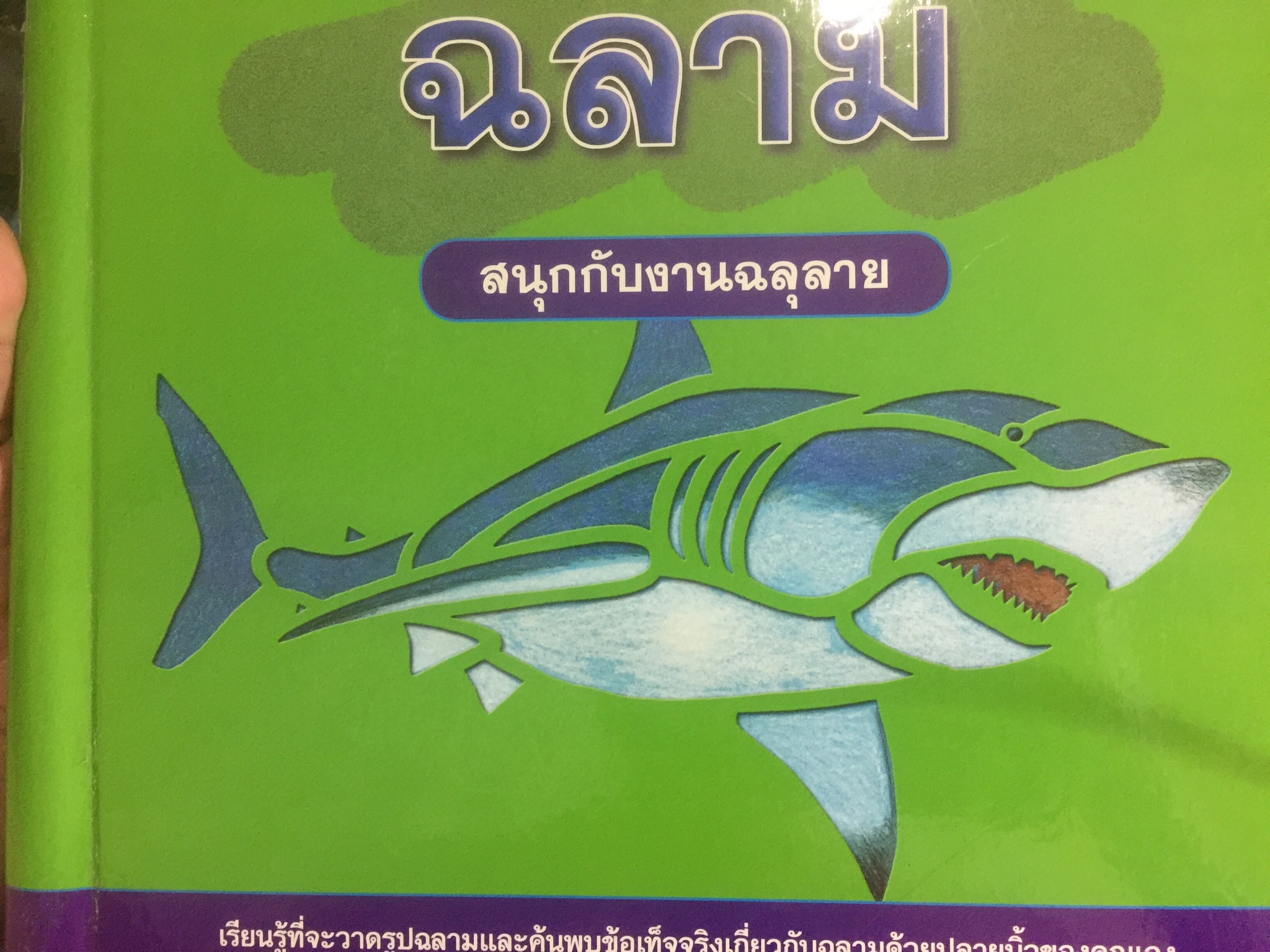 ฉลาม. สนุกกับงานฉลุลาย. เรียนรู้ที่จะวาดรูปฉลามและค้นพบข้อเท็จจริงเกี่ยวกับฉลามด้วยปลายนิ้วของคุณเอง 0 กก.
