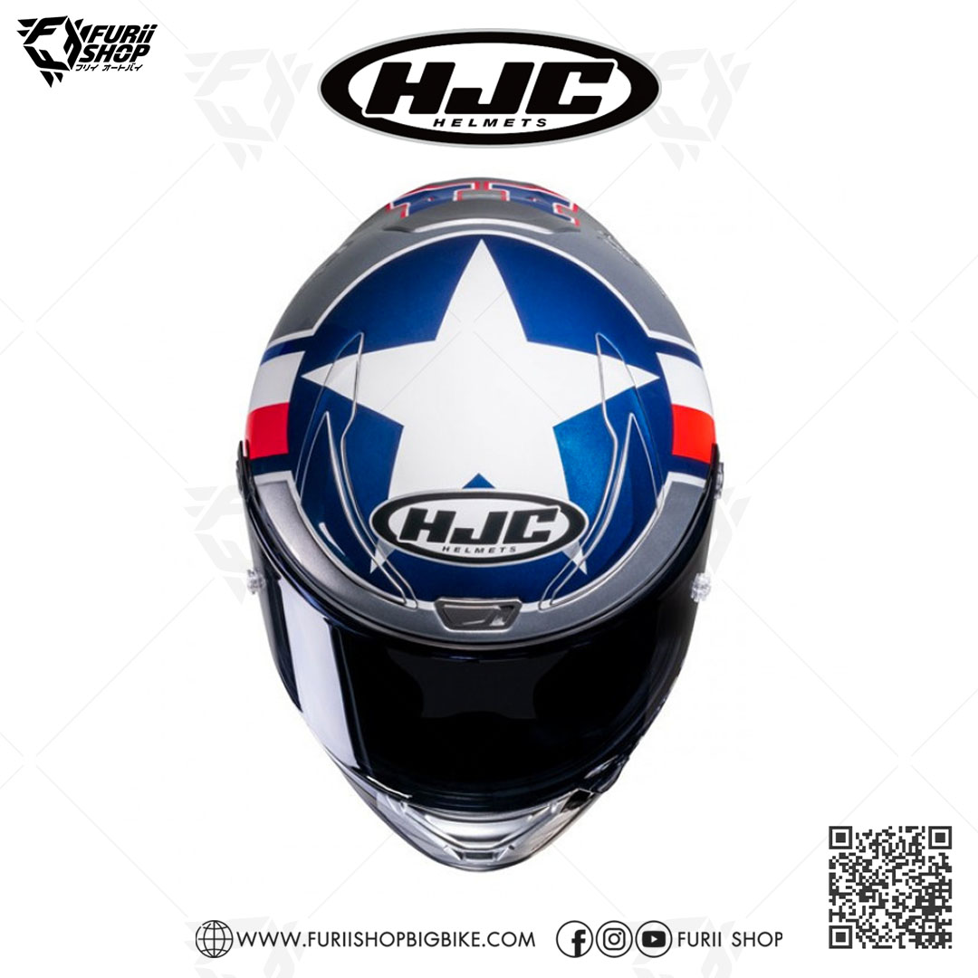 หมวกกันน็อคเต็มใบ HJC RPHA1 : BEN SPIES SILVERSTAR MC21
