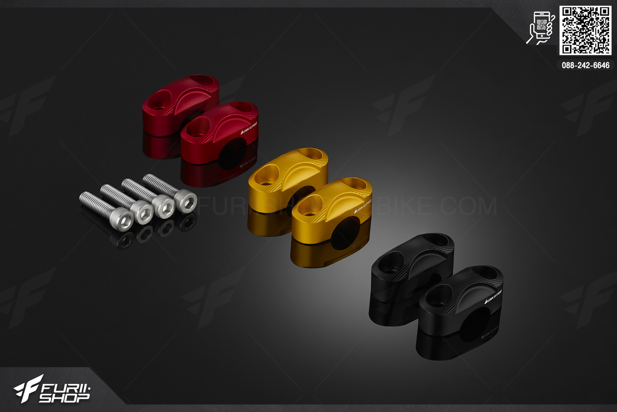 ตุ๊กตาแฮนด์ผอม เส้นผ่านศูนย์กลาง 22.2 mm Bikers Honda MSX125