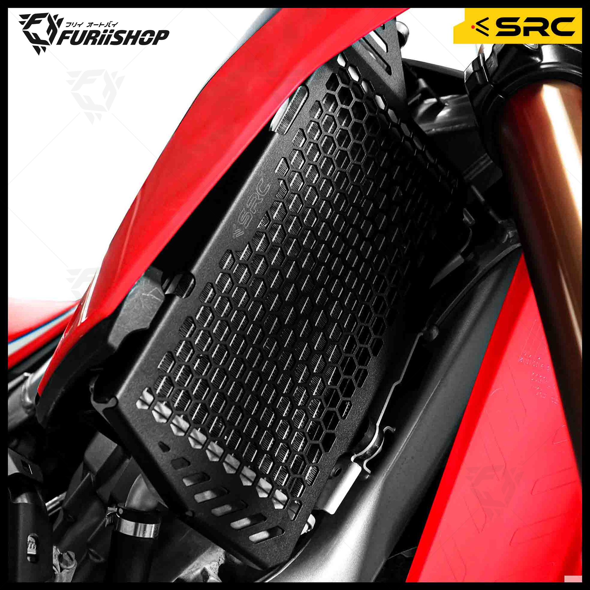 RADIATOR GUARD : FOR HONDA CRF 300 L / 300 RALLY