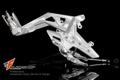 ชุดเกียร์โยง BIKERS สีเงิน FOR KAWASAKI ER6N