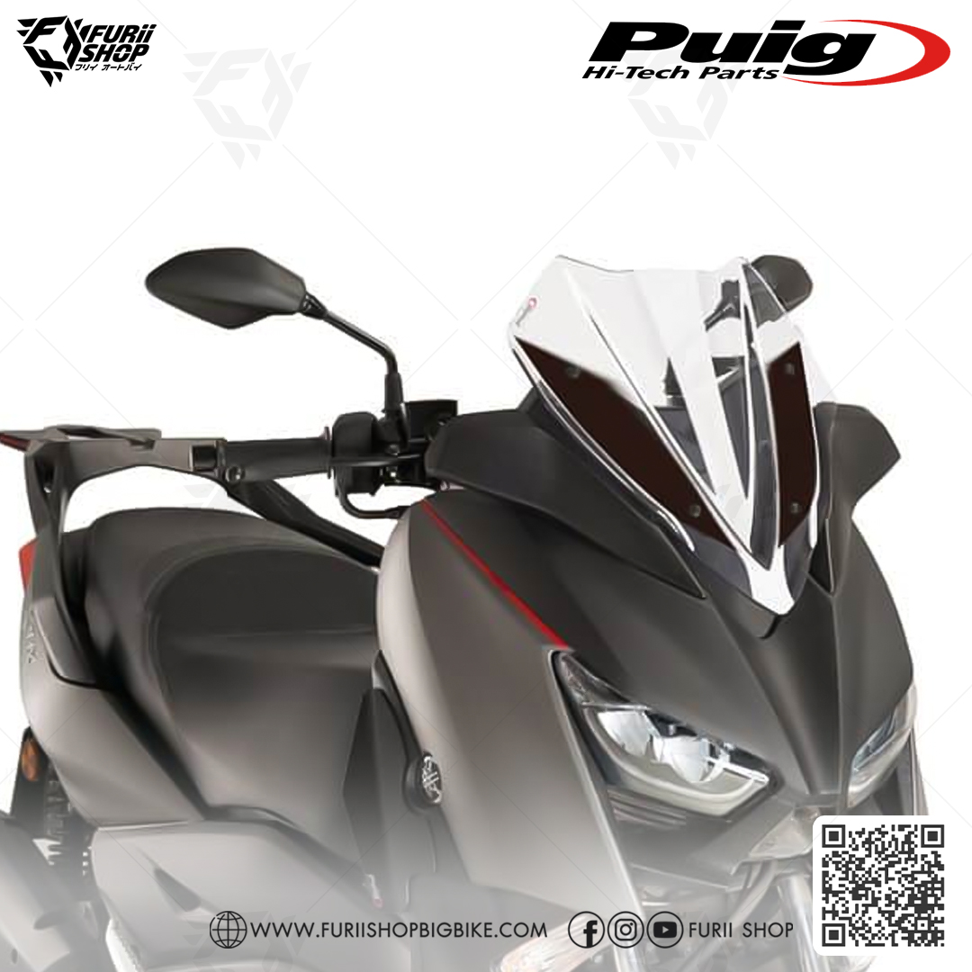 ชิลด์หน้า Puig Windshield Racing : for Yamaha X-Max300 2017-2020