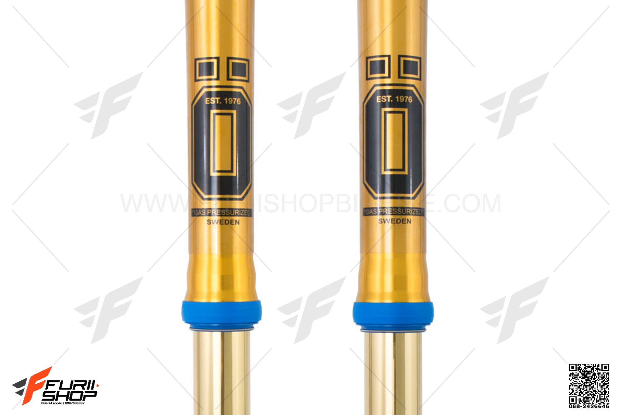 โช๊คหน้า OHLINS FGHO1896 RXF48 FOR HONDA CRF250R 2016-2018