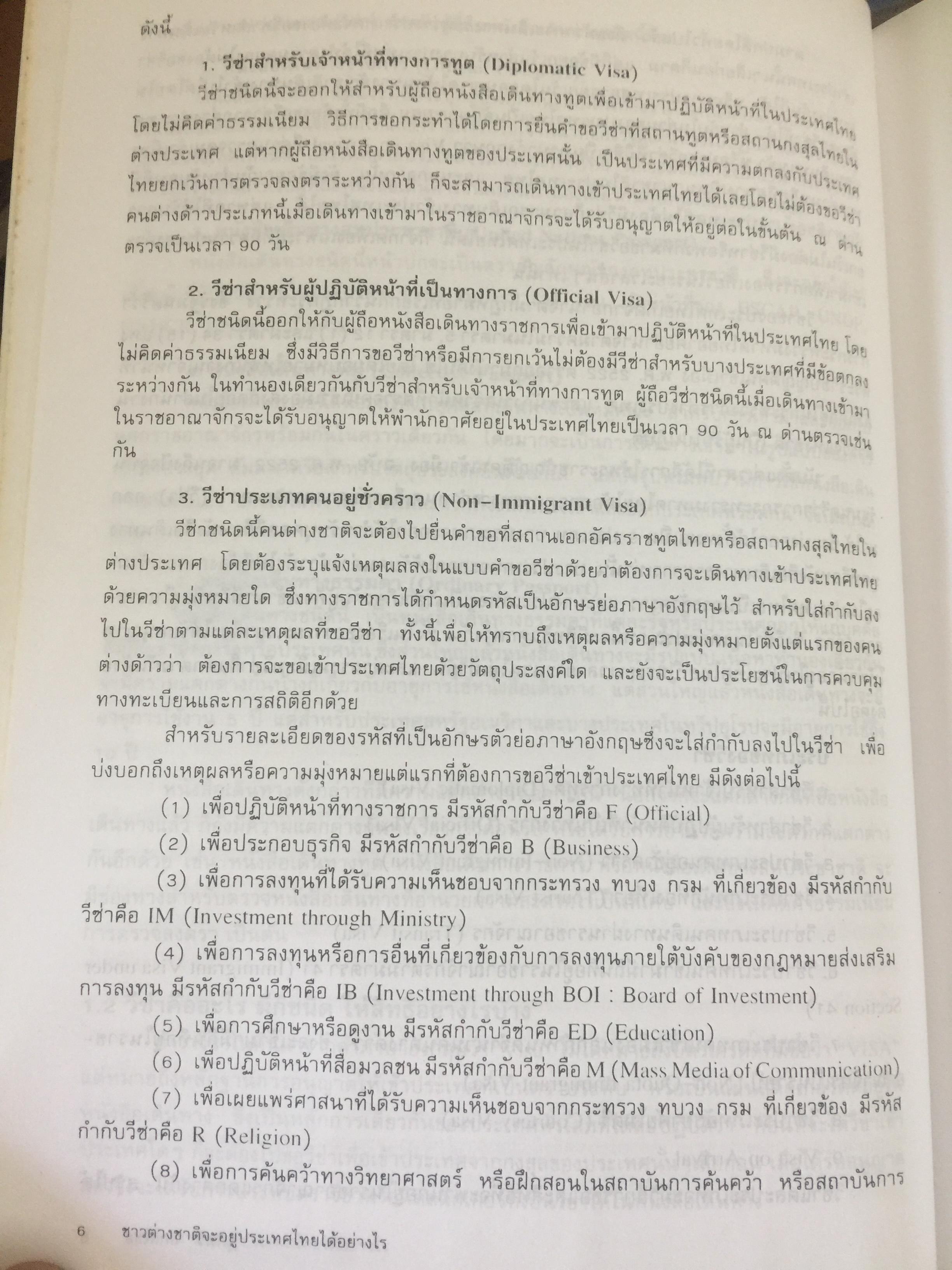 ชาวต่างชาติ จะอยู่ประเทศไทยได้อย่างไร. คู่มือว่าด้วยการตรวจคนเข้าเมือง. ผู้เขียน สุภัทร์ สกลไทย 0 กก.