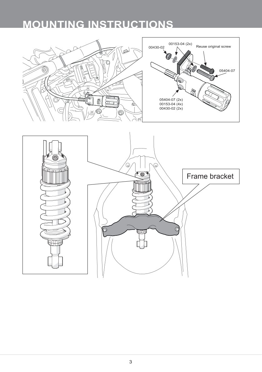 โช๊คหลังแต่ง Ohlins HD514 For Harley-Davidson Softail Low Rider S ปี 2020-2023