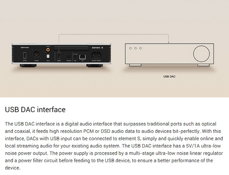 Matrix Audio Element S เครื่องเล่นเพลงเครือข่ายตั้งโต๊ะ พร้อมเอาต์พุต USB DAC ประกันศูนย์ไทย