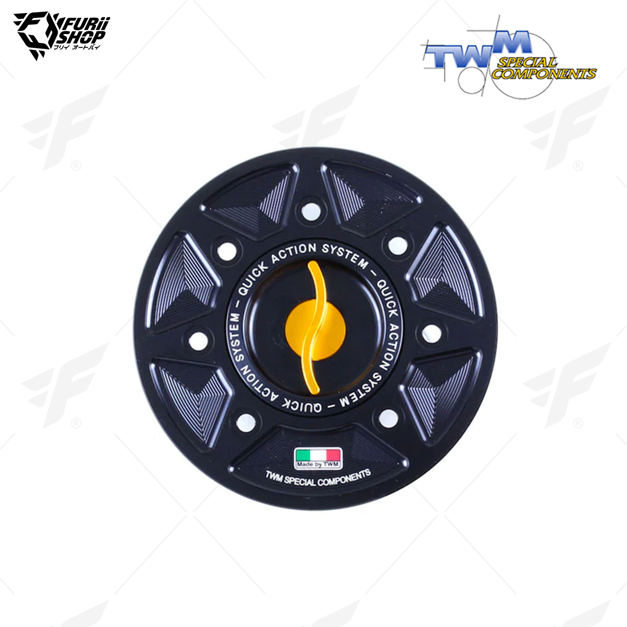 ฝาถังน้ำมัน Aluminium Fuel Cap TWM TKPR.04 : for Kawasaki NINJA 400 17-21/NINJA 650 17-19/ZX-6R /636 19-21/Z650/900 17-21/ZX-10R 2021