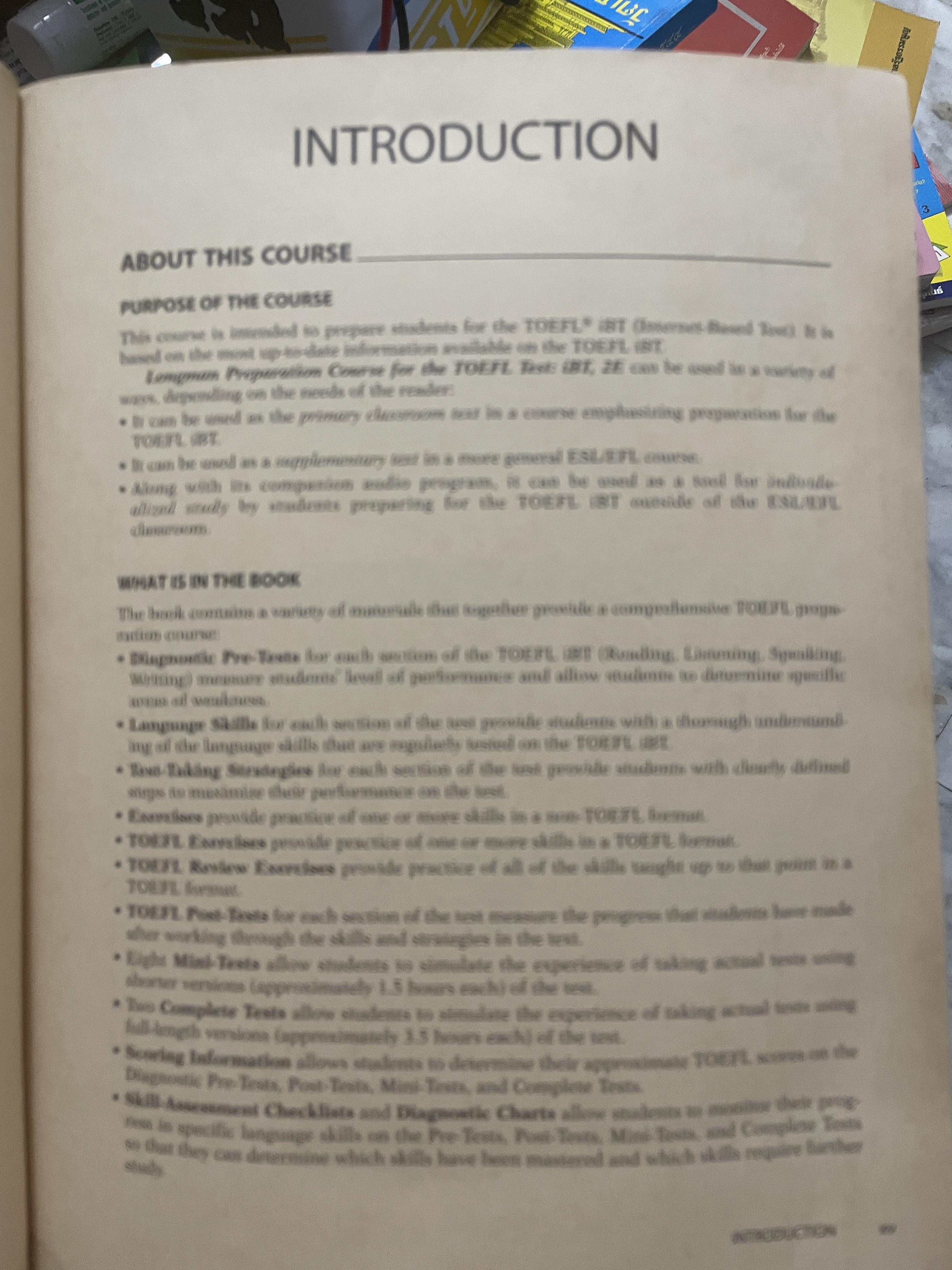 Longman. Preparation Course. for the TOEFL Test. iBT. โดย DEBORAH PHILLPS. 6,500 กรัม