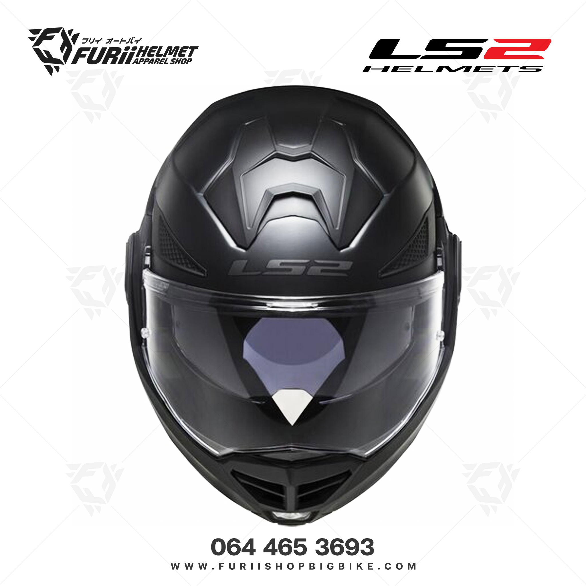 หมวกกันน็อค LS2 Helmet FF901 ADVANCE X : SOLID MATT BLACK