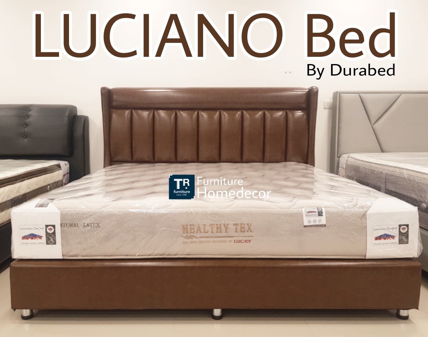 เตียงนอน รุ่น Luciano ขนาด 5 ฟุต : Lucky