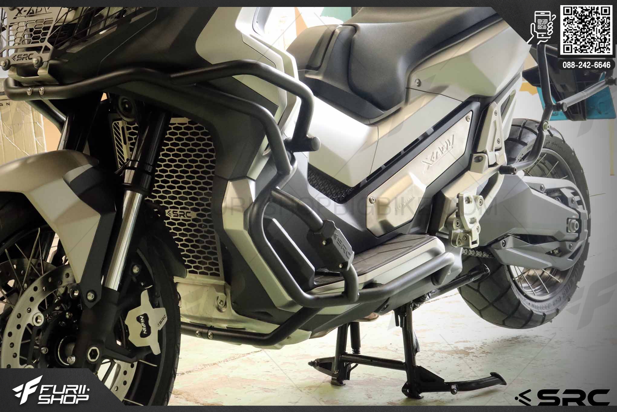 แคชบาร์ SRC สีดำ FOR HONDA X-ADV