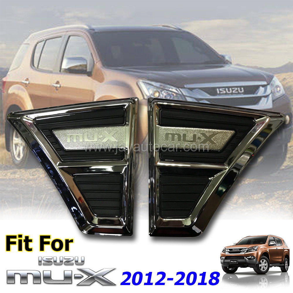 ครอบแก้มข้าง ซ้าย ขวา Isuzu Mu-X 2012-2018 โลโก้ Mu-X สำหรับ อีซูซุ มูเอ็กซ์ 2012-2018