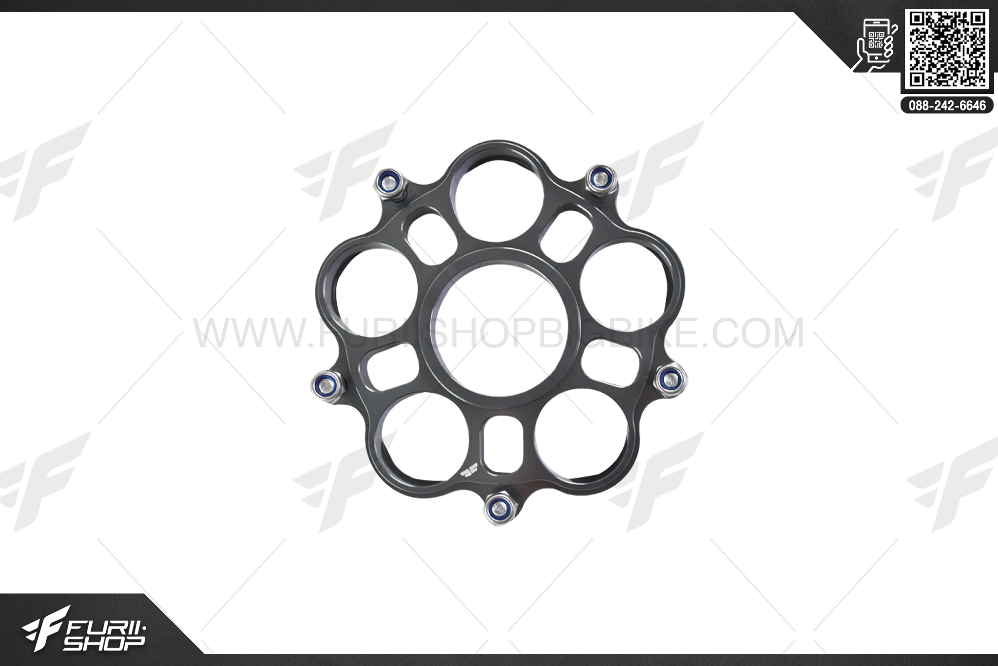แคริเออร์ล็อคสเตอร์หลังAluminium Jomthai Monster 796 JTA750B สีไทเท