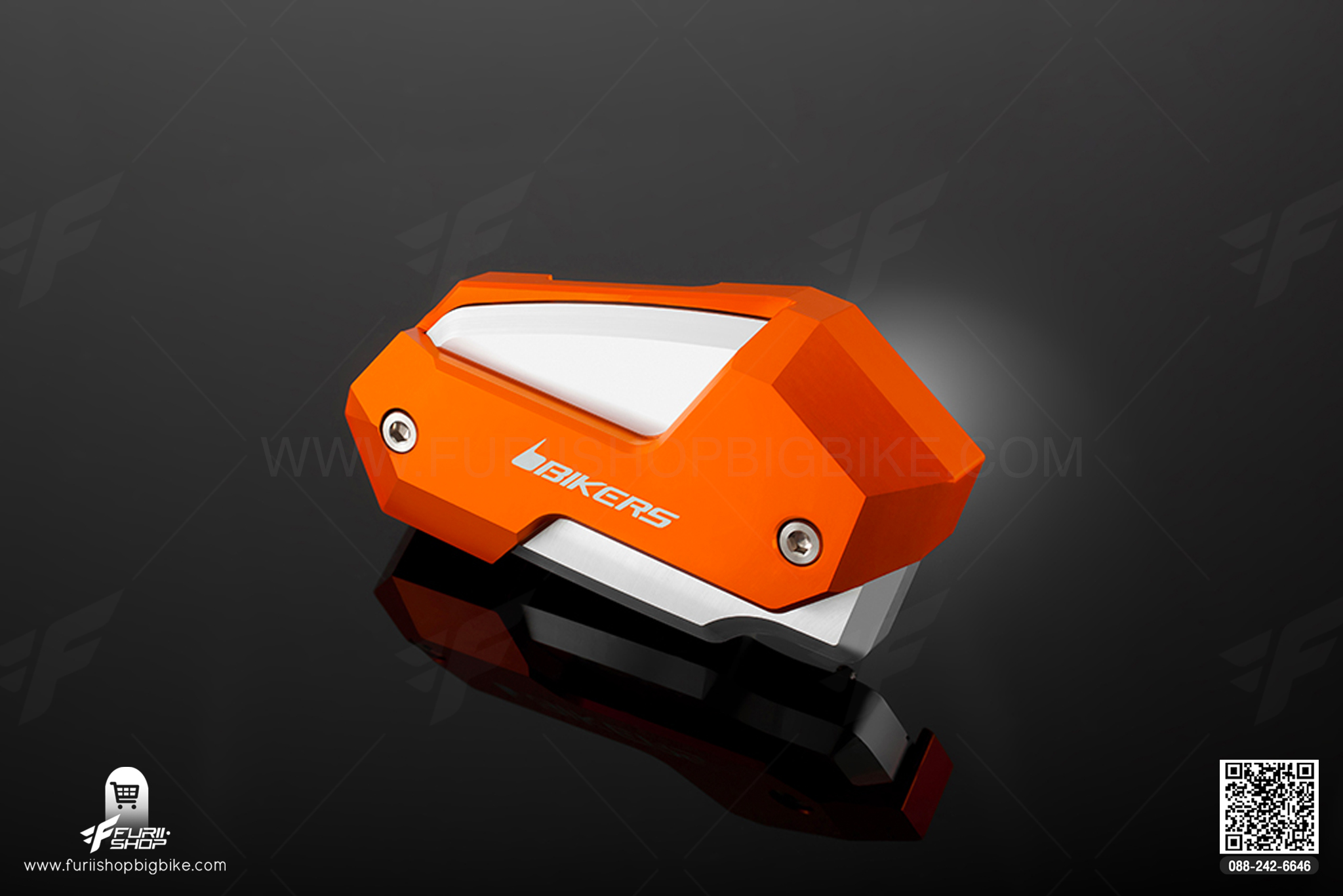 เบรคหน้า Front Brake Reservoir Cover Bikers คาวาซากิ Kawasaki Ninja650, Z650, Versys650 2015-2019