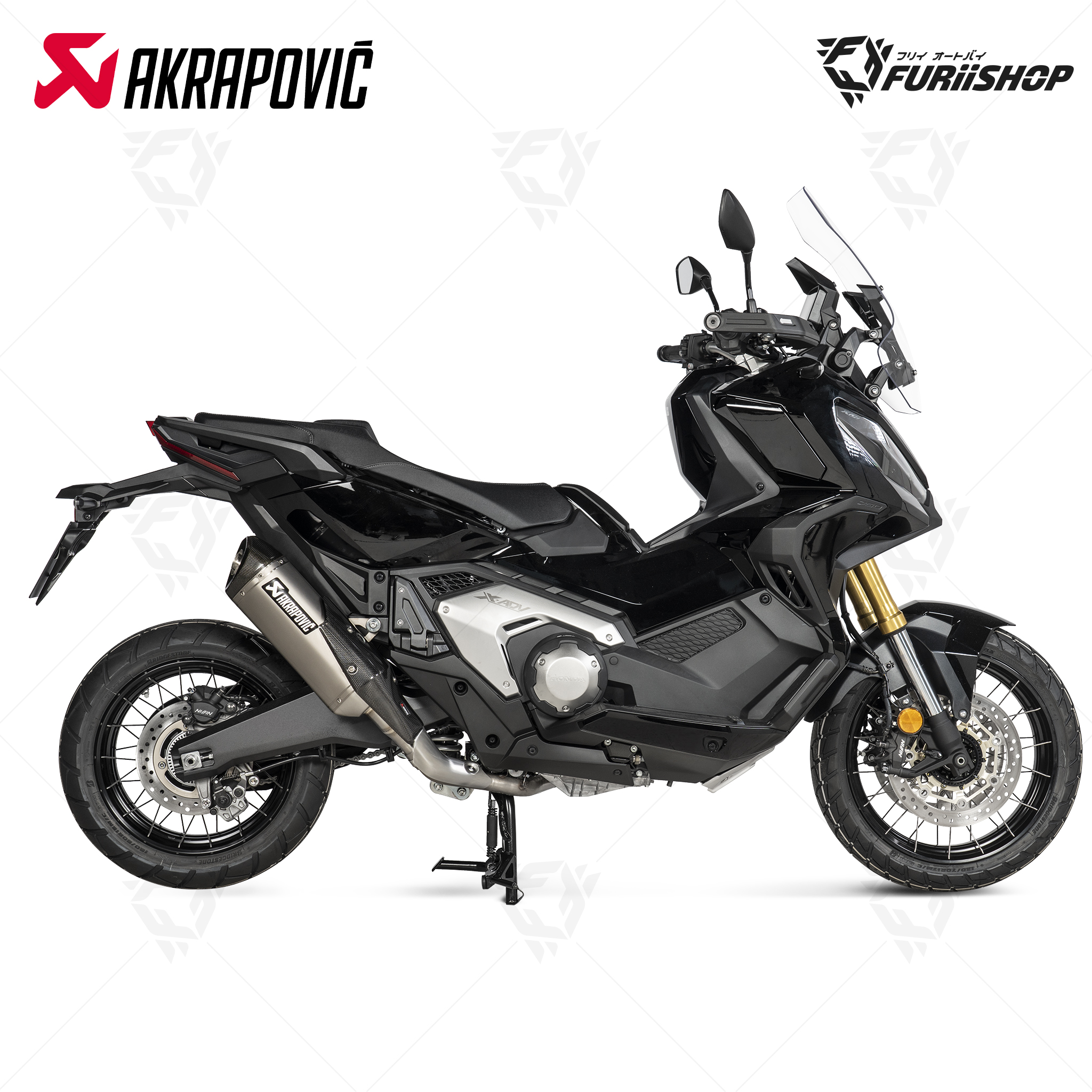 ท่อ Akrapovic - Slip On of HONDA XADV 750 2017-2020/All new 2021-2024