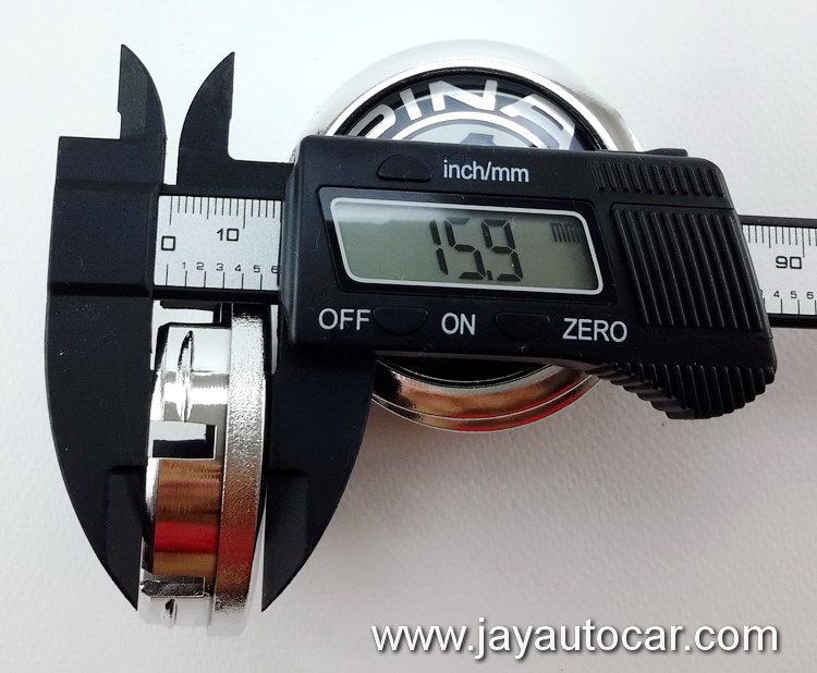 ฝาล้อรถยนต์ ALPINA สำหรับ ล้อแม็ก สติ๊กเกอร์ ALPINA สีเงิน ขนาด 56 มิล 1ชุด 4ชิ้น 56mm.