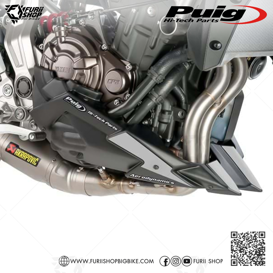 อกล่าง Puig Belly Pan Black : for Fz07/Mt07 2015-2020