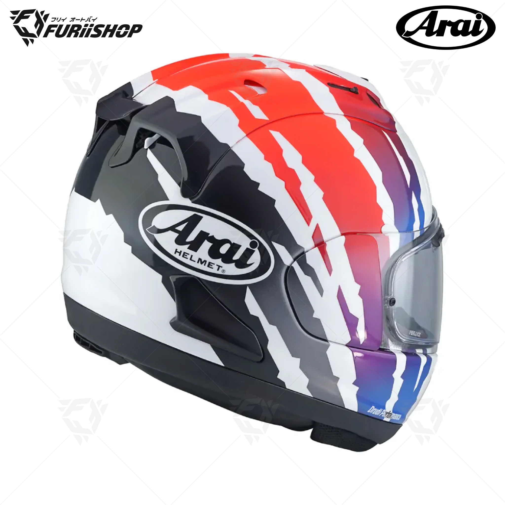 หมวกกันน็อคเต็มใบ Arai :RX-7V EVO Blade Red