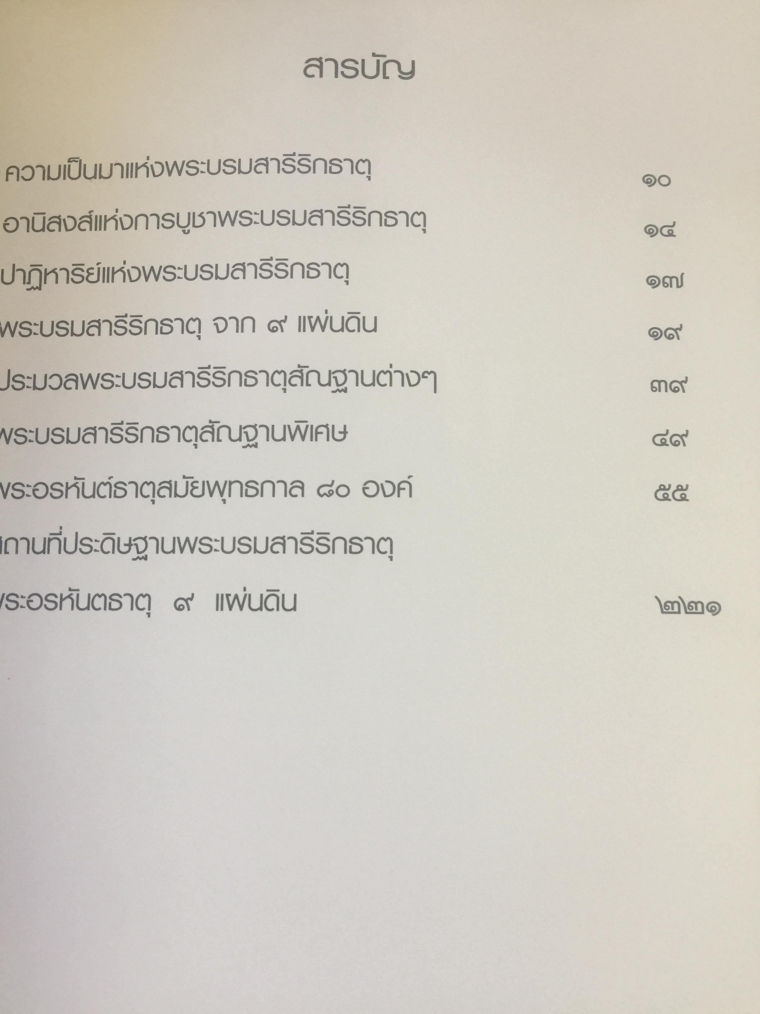 พระบรมสารีริกธาตุ. พระอรหันตธาตุ 9 แผ่นดิน. ผู้เรียบเรียง ภูริวัฒน์ ลาทอง 0 กก.