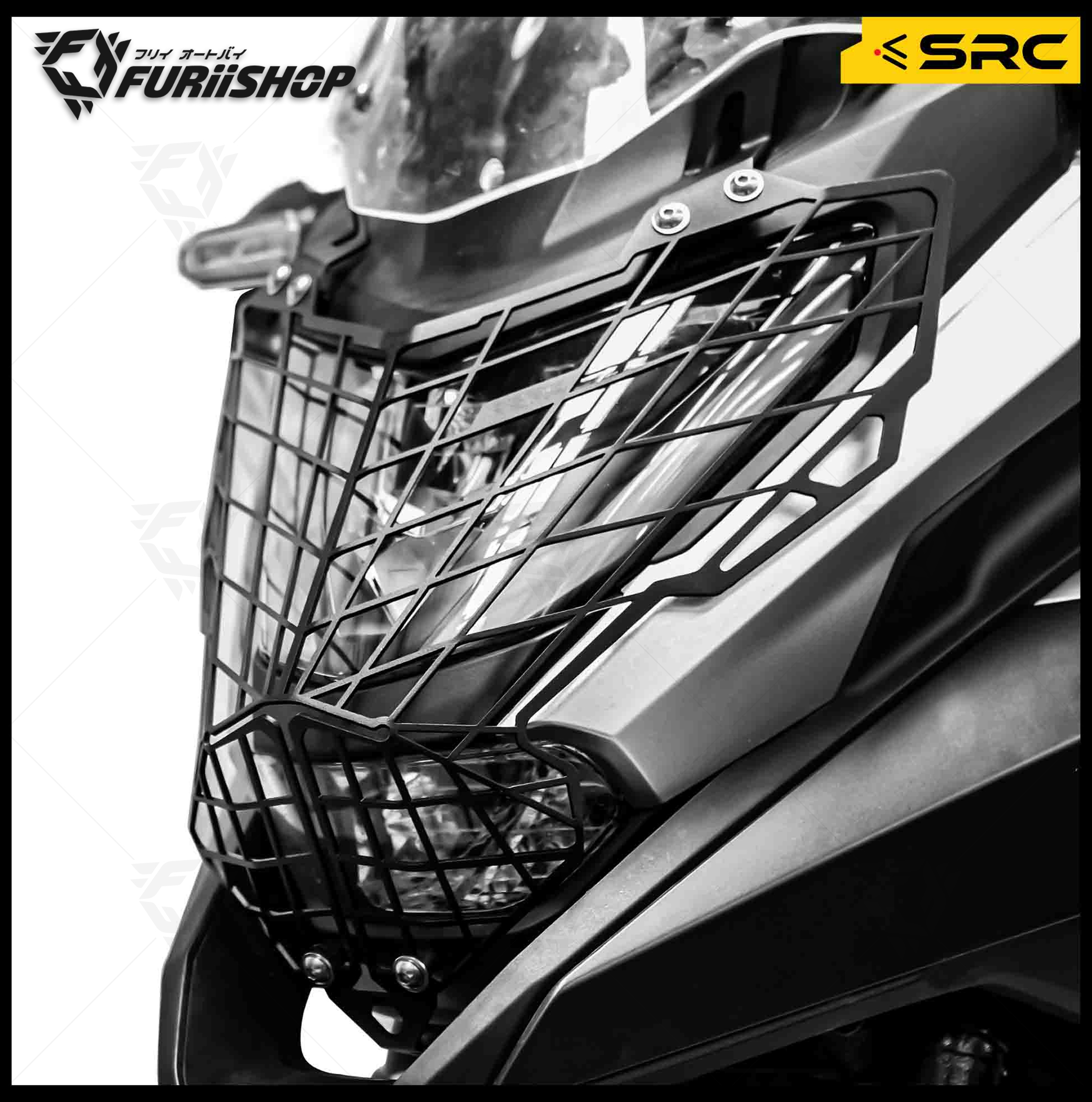 การ์ดไฟหน้า HEADLIGHT GUARD SRC FOR HONDA NC750X (DCT)