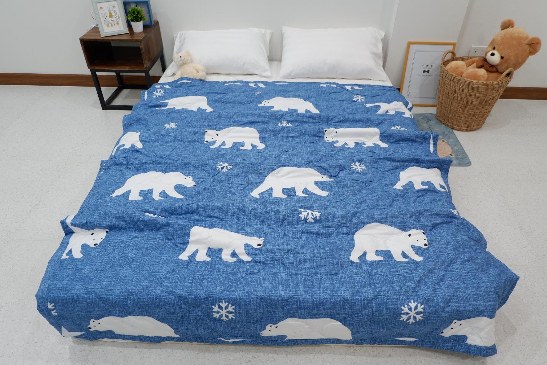 ผ้าห่มใยไหม ผ้าห่มใยไหมซาติน 6 ฟุต 145 บ. กระสอบ 80 ผืน หรือ ผ้านวมบาง 6 ฟุต