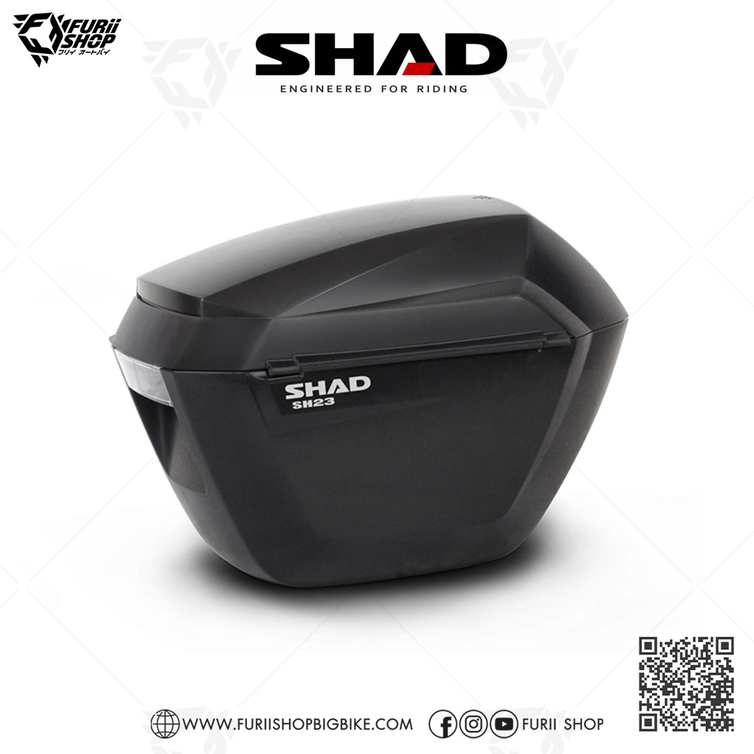 กระเป๋าข้าง(คู่) SHAD SH23 Black ขนาด 23 ลิตร