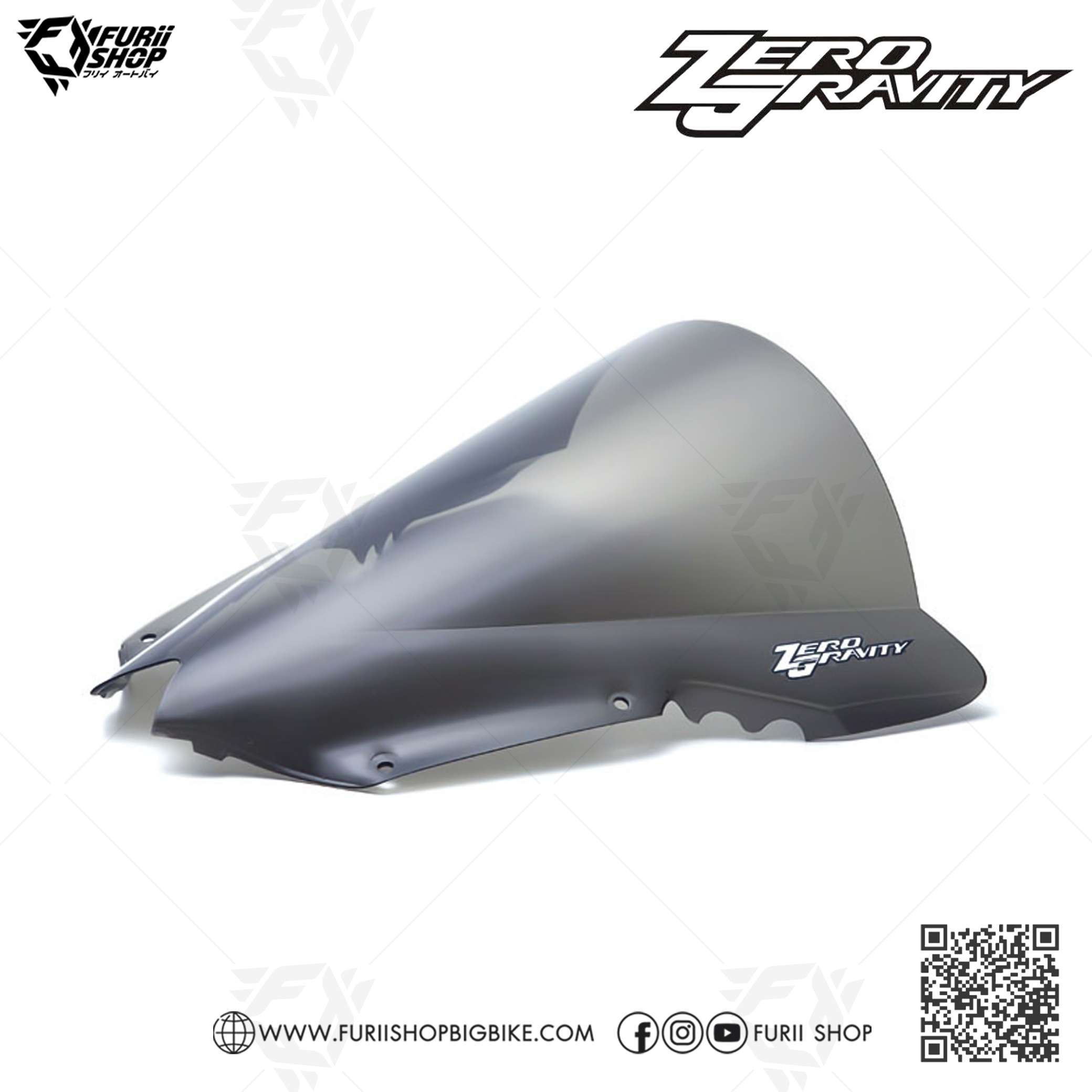 ชิลด์หน้า Zero Gravity Windshield : for Yamaha R6 2006-2016