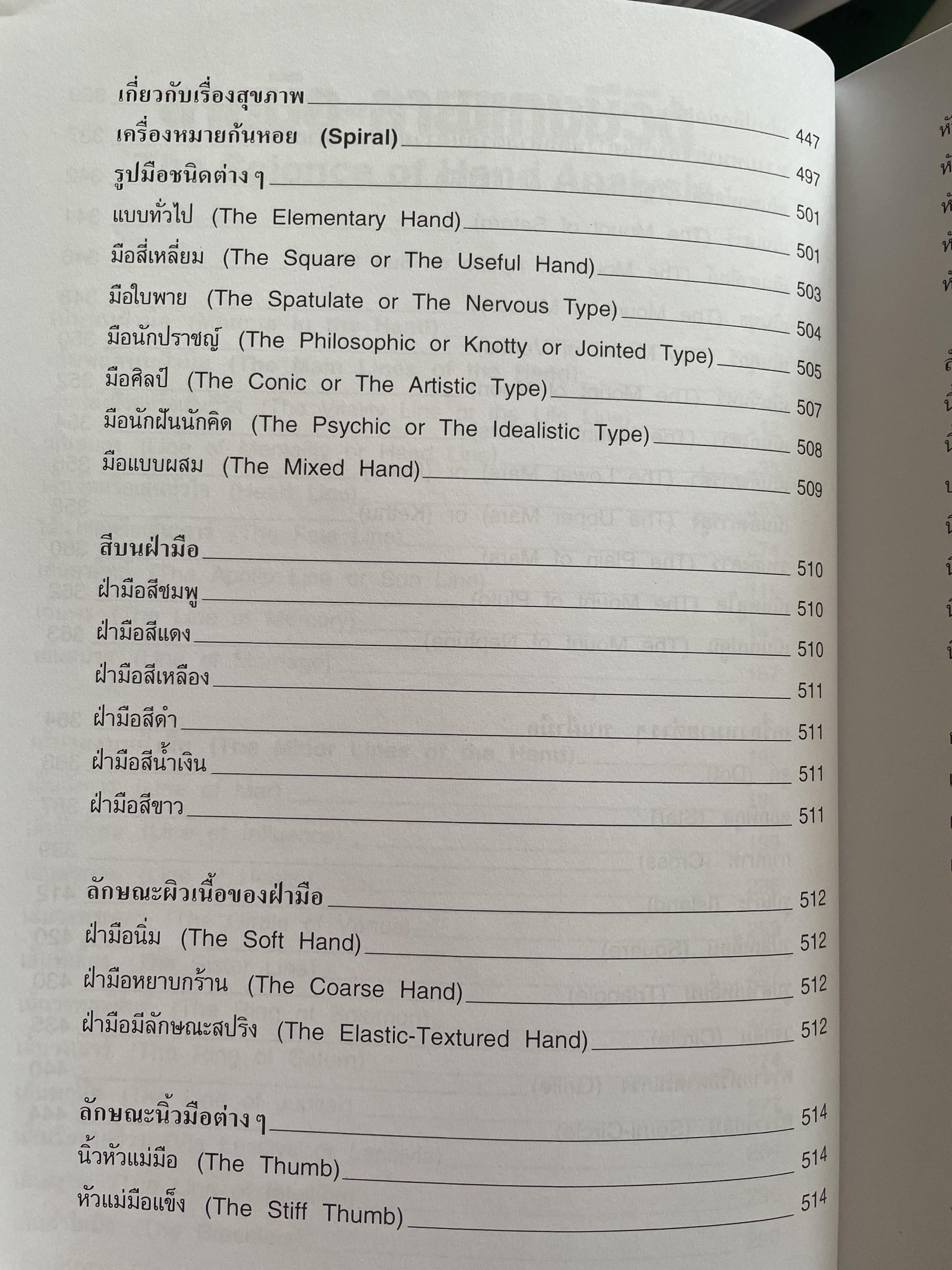 ลายมือ ลายแทงชีวิต. The Science of Hand Analysis พร้อมตัวอย่างลายมือกว่า 1,000 ภาพ ผู้เขียน ดร.สุรพล ธีรรัตนพันธ์ 3,500 กรัม