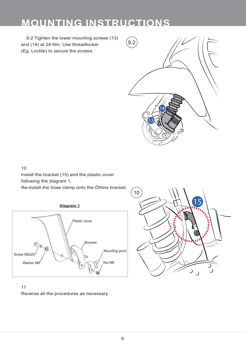 โช้คหน้า OHLINS PI921 For Vespa GTV 2024