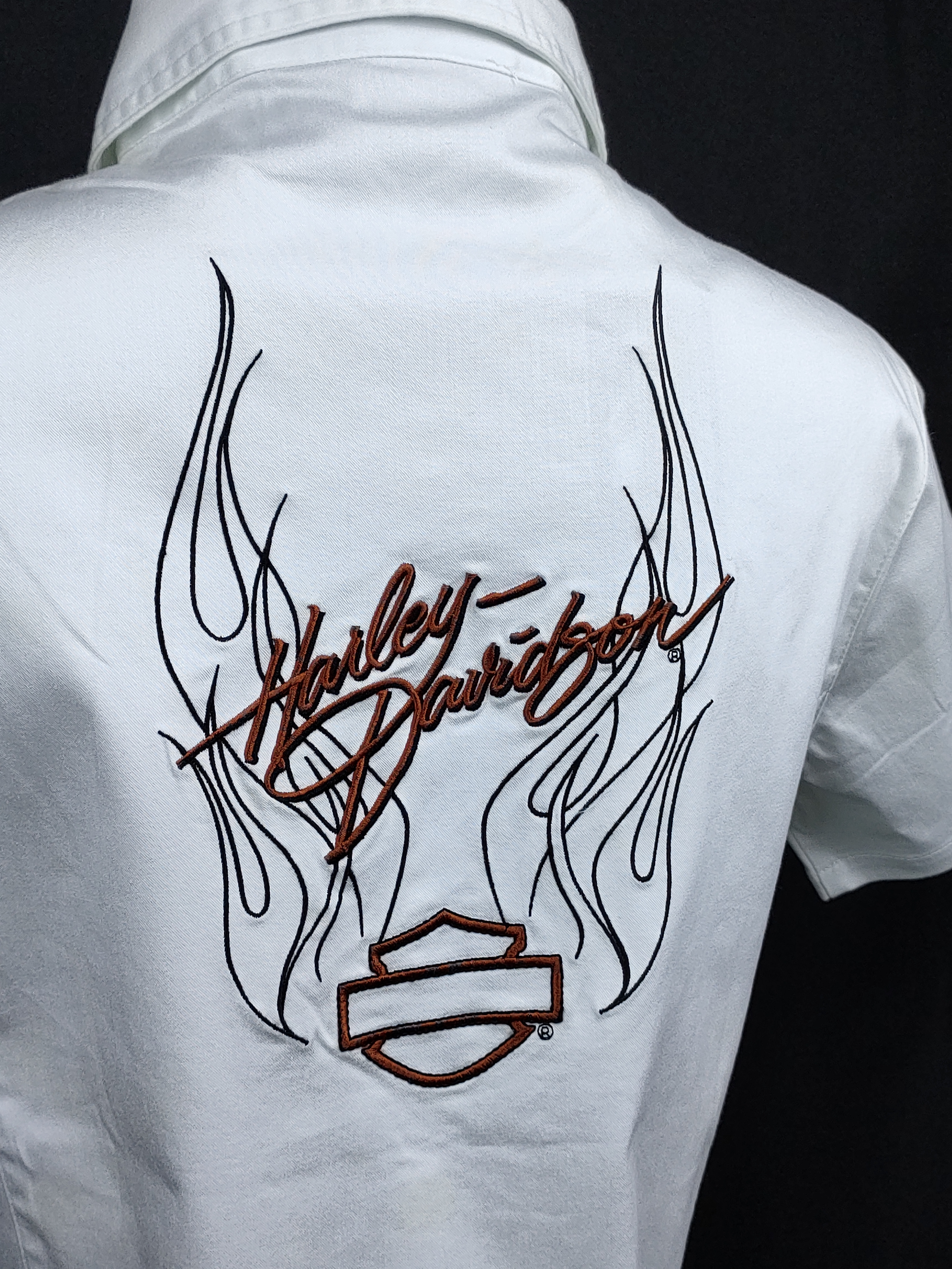 เสื้อ Shirt H-D Woman สีขาว ไซส์ M