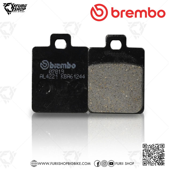 ผ้าเบรก Brembo (07019CC) : for PIAGGIO : Vespa