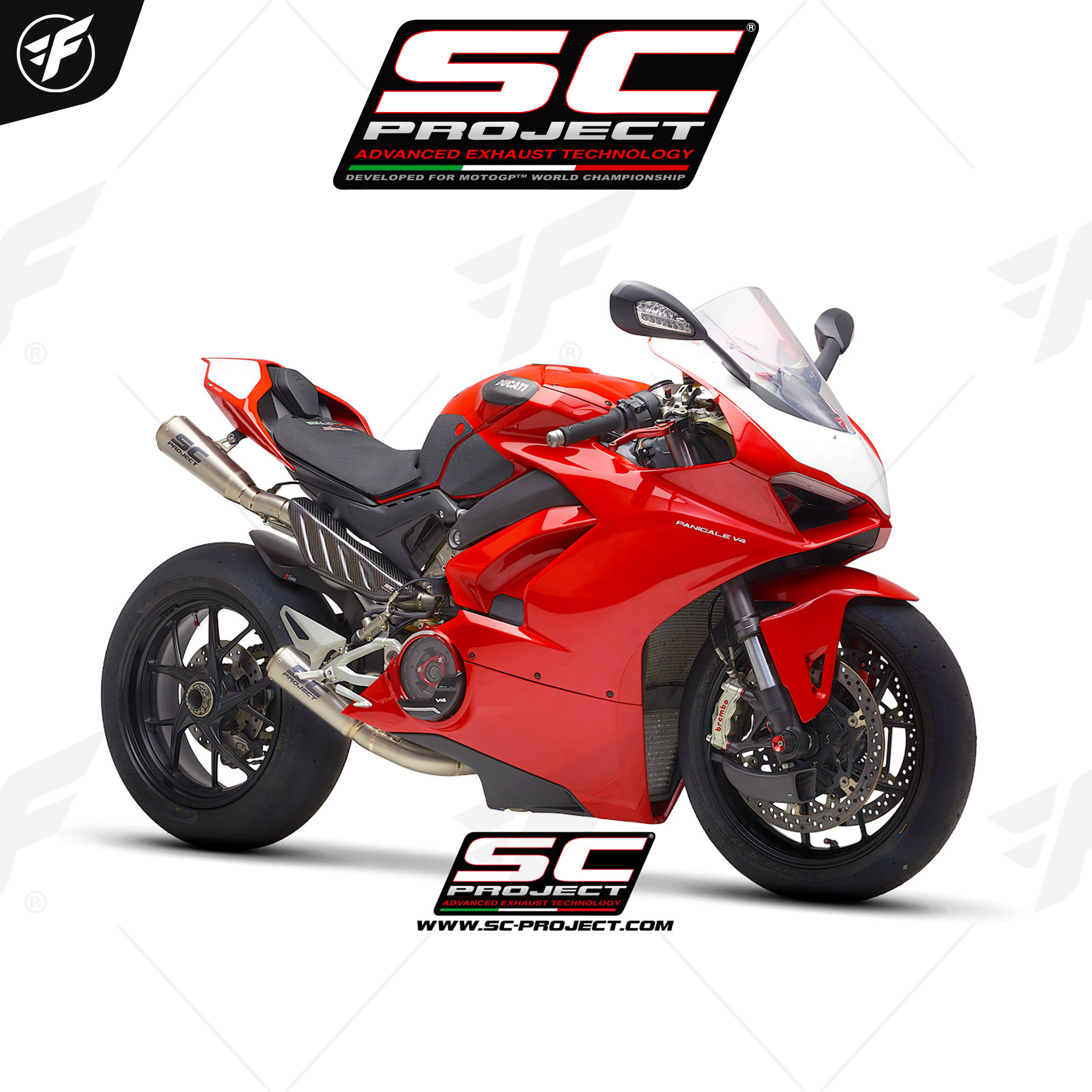 DUCATI HYPERMOTARD 939 (2016 - 2018) - SP | SC1-R Muffler, titanium
