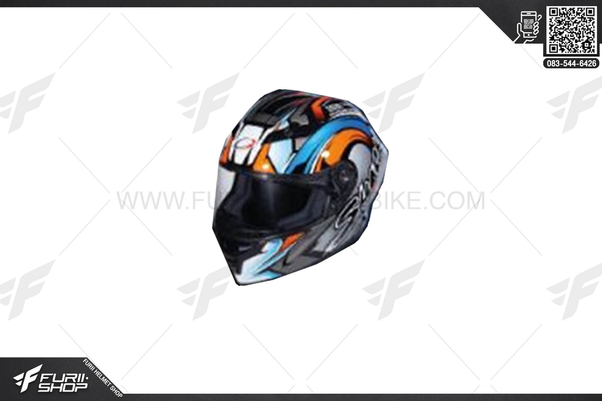 หมวกกันน็อค Decken Shark BLUE