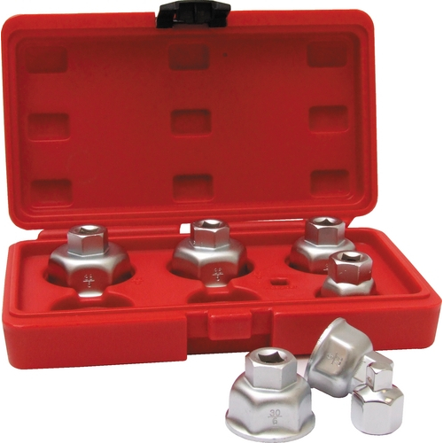 OIL FILTER CAP WRENCH SET 7-PCE