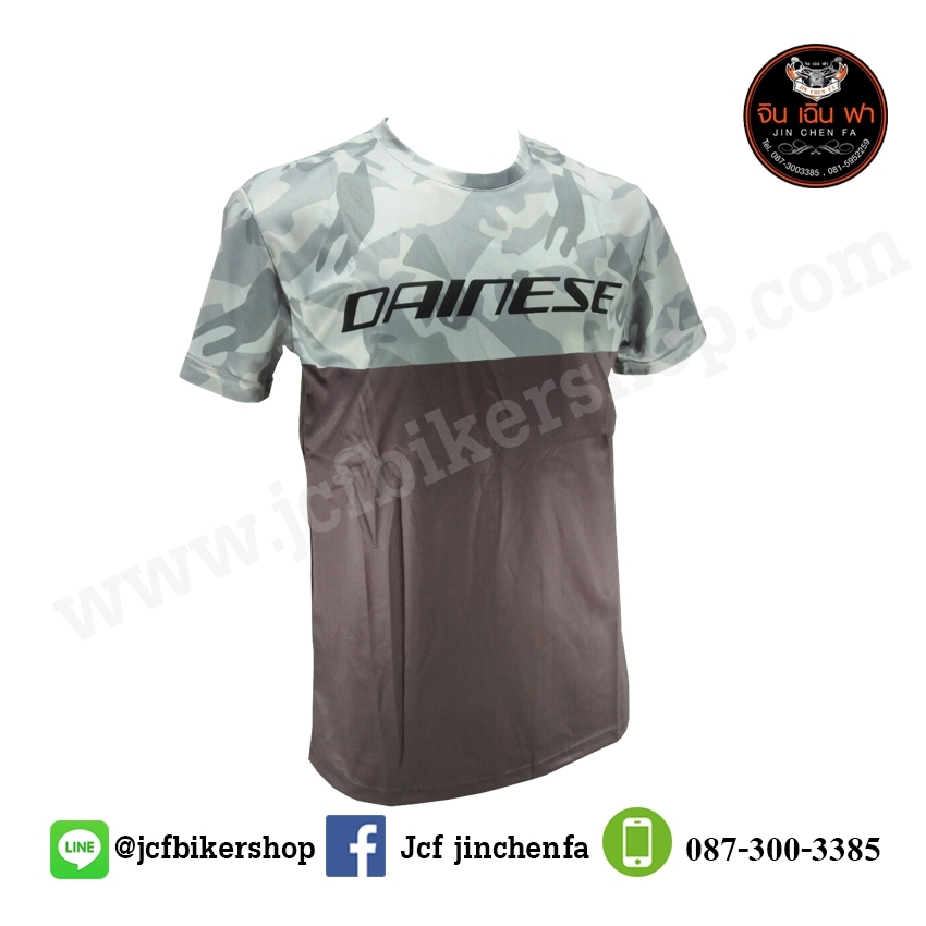 เสื้อยืดแขนสั้น ลายพรางเทา JT-558 เนื้อผ้าโพลีเอสเตอร์สแปนเด็กซ์ นุ่มลื่นแห้งไว ซับเหงื่อ สวมใส่สบาย