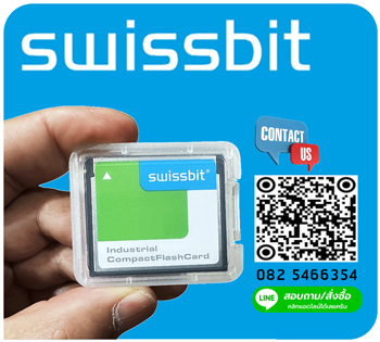 SWISSBIT, SFCF0512H1BK1TO-I-MS-553-SMA ,Compact Flash Card,512MB ,C-300 ,SLC, -40°C ~ 85°C