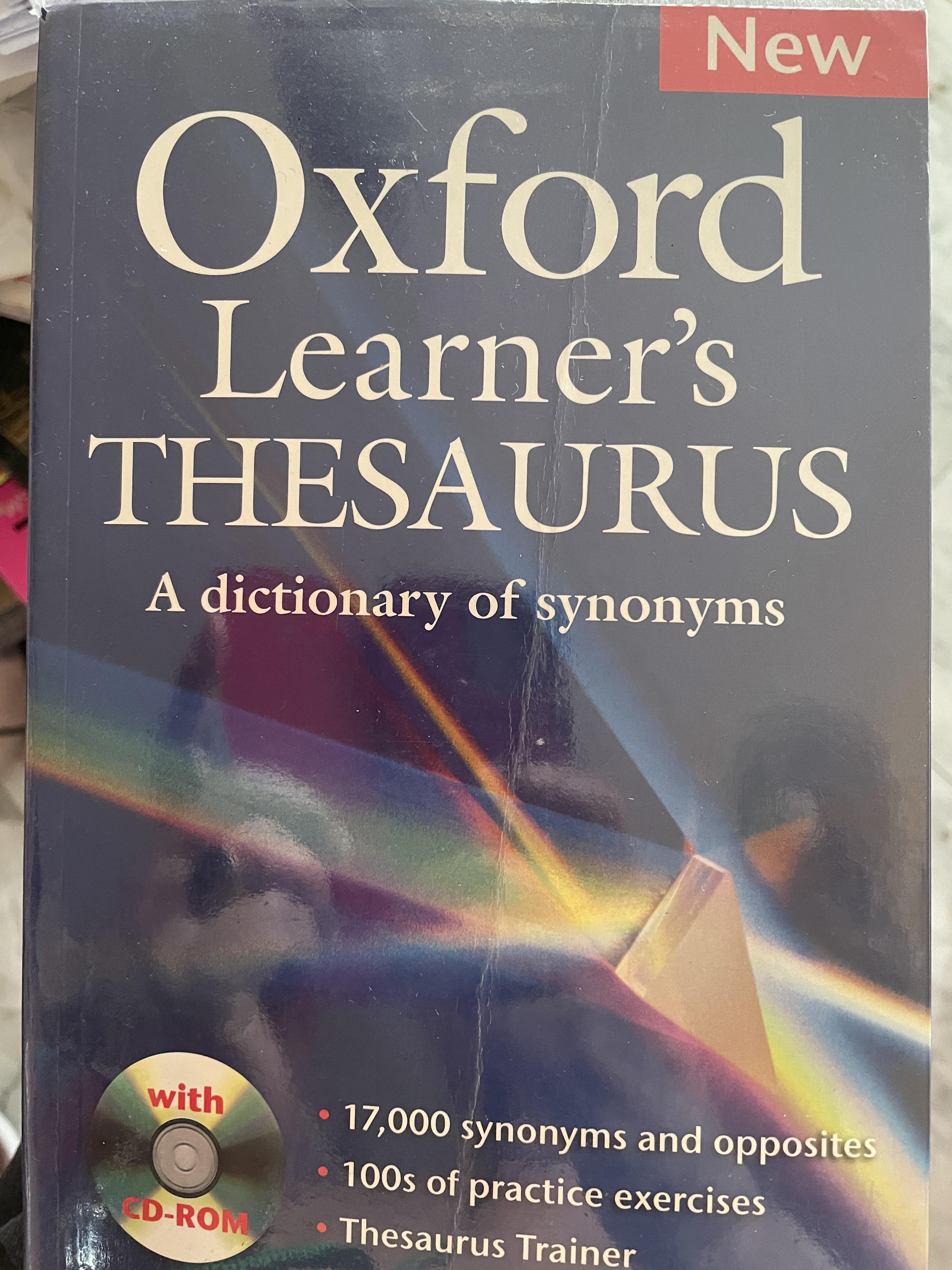 Oxford Learner’s THESAURUS. A DICTIONARY of Synonyms แถม DVD จำนวน 1 แผ่น 4,500 กรัม