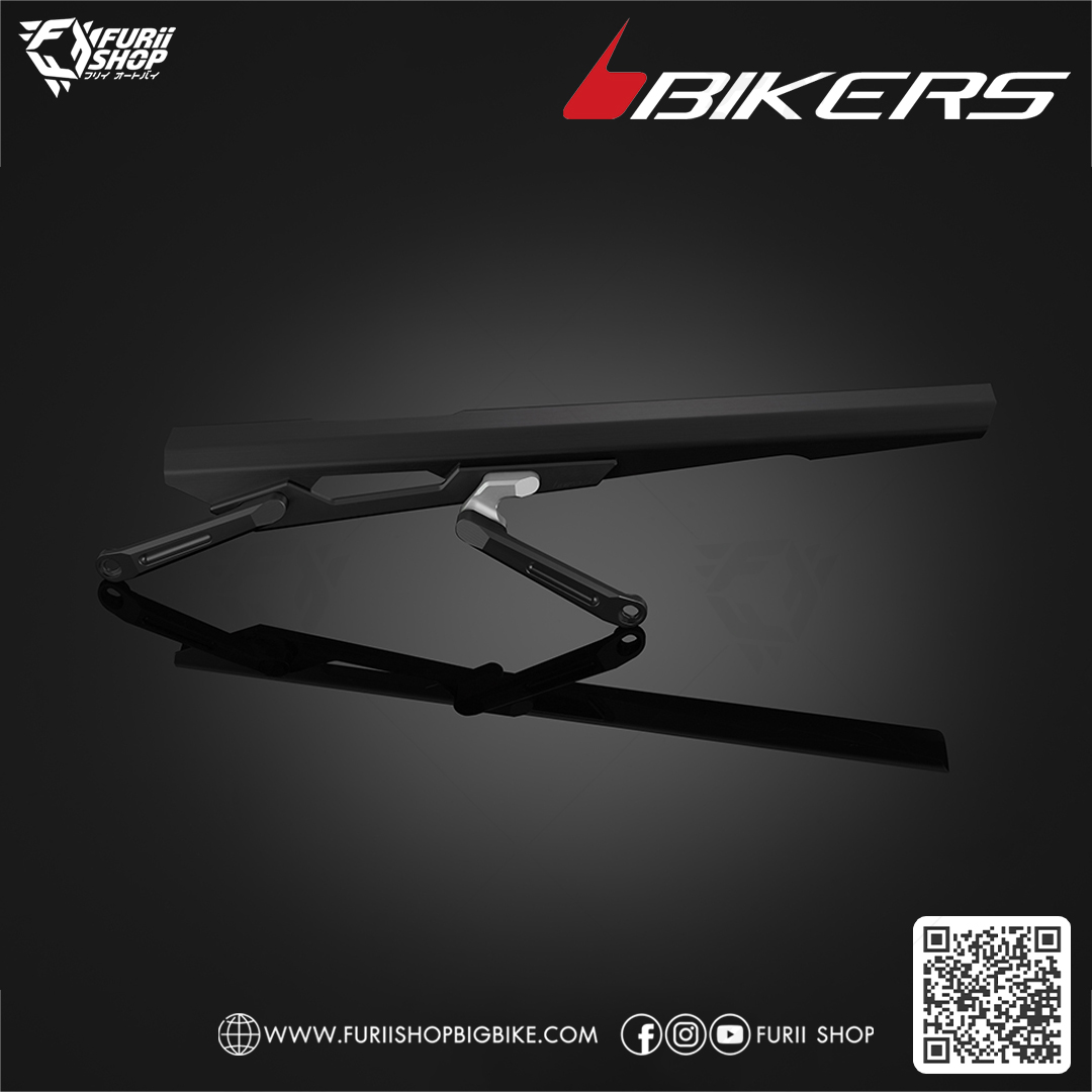 ตัวบังโซ่สแตนเลส (หนา 1.2 mm) ชุบผิวไทเทเนียม (Y0172) Bikers Stainless Titanium Coating Chain Cover (1.2 mm) : for Yamaha YZF-R3 2015-2018