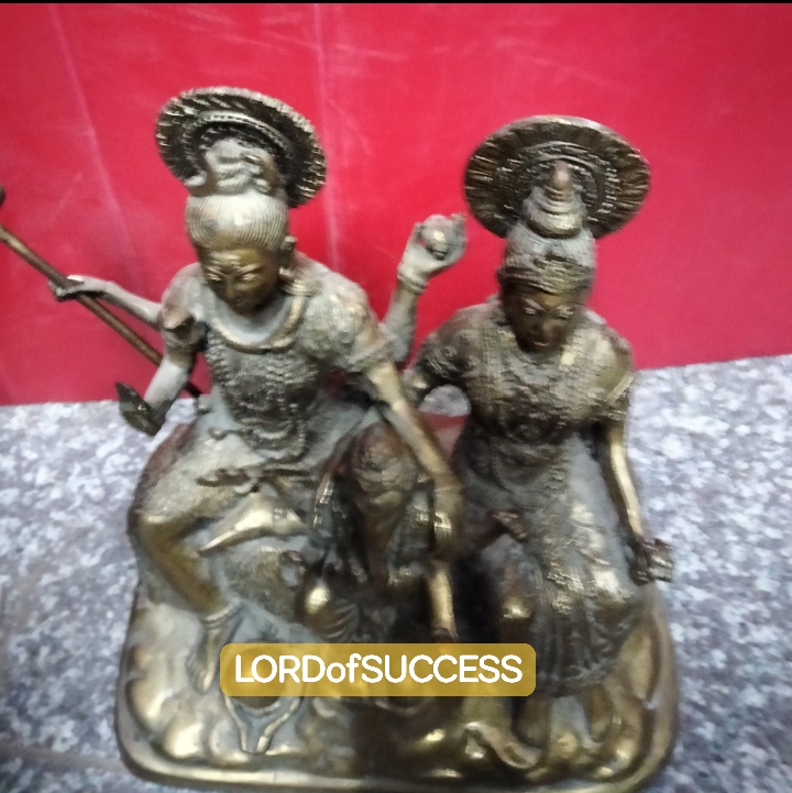 งานทองเหลือง ครอบครัวพระศิวะ สูง 9.5 นิ้ว