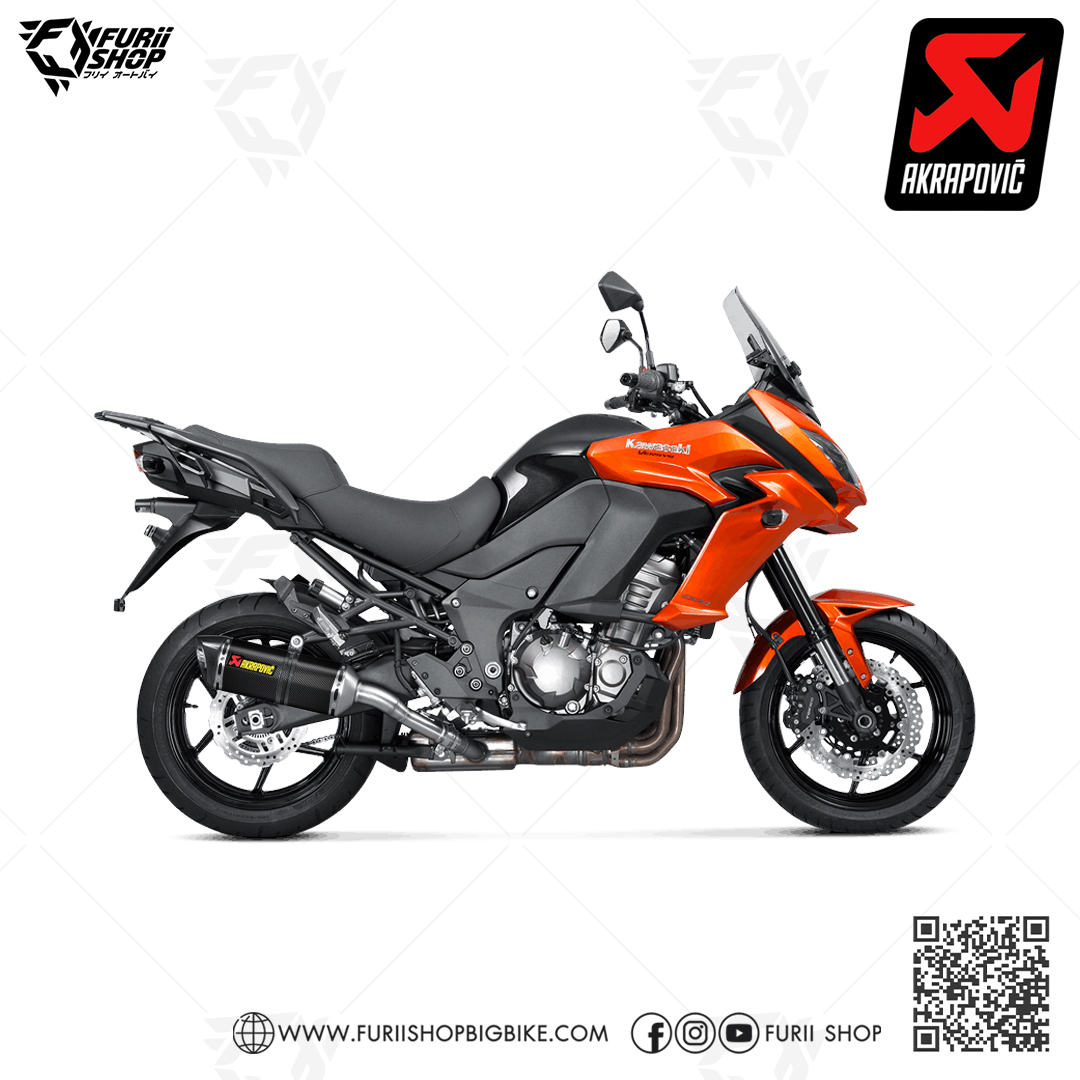 ท่อแต่ง Akrapovic Slip on Carbon : for Kawasaki Versys 1000 2015-2018
