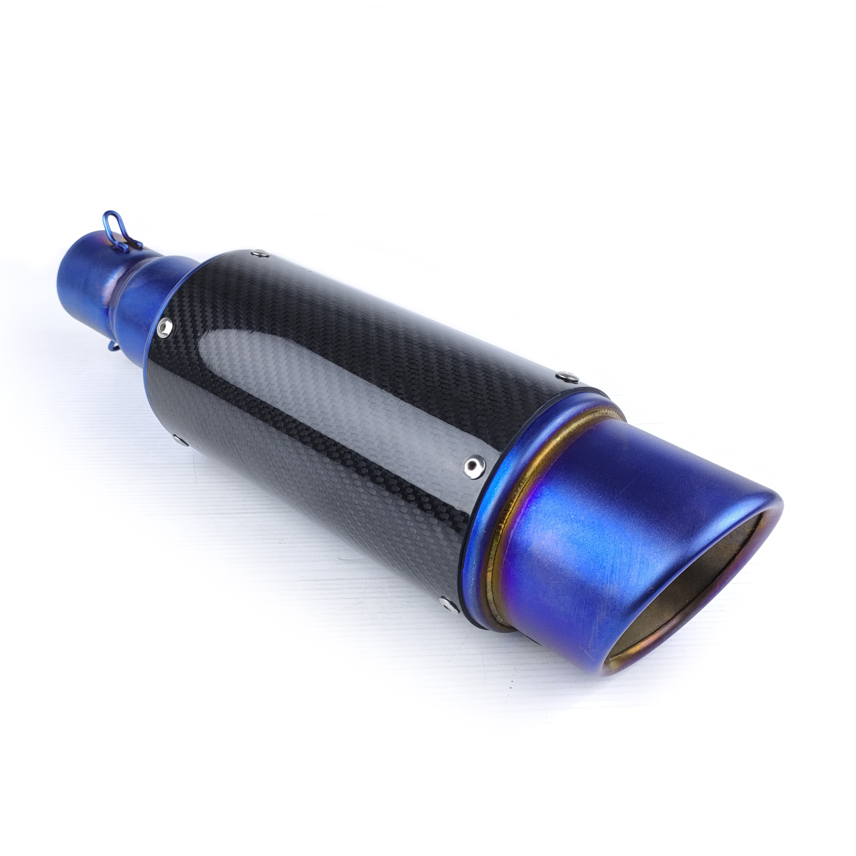 ปลายท่อสูตร ปลายท่อแต่ง Akrapovic สวมคอ 2 นิ้ว ยาว 15 นิ้ว เพียวคาร์บอน